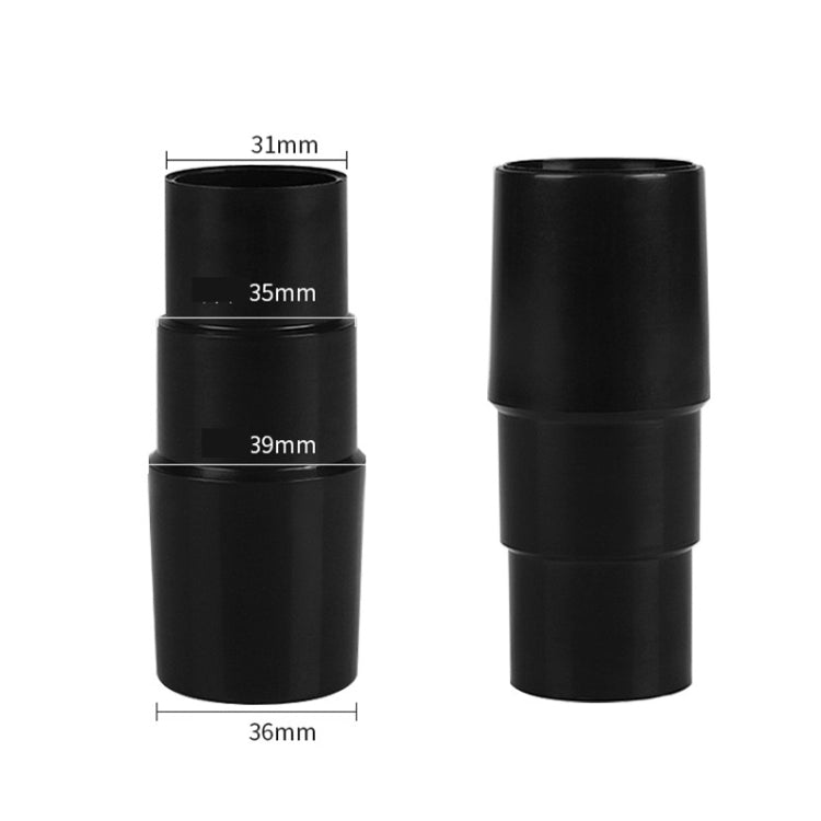 5PCS Household Vacuum Cleaner Accessories Reducer Japanese Version To European Version Brush Conversion Head, 3 Layers Reducer