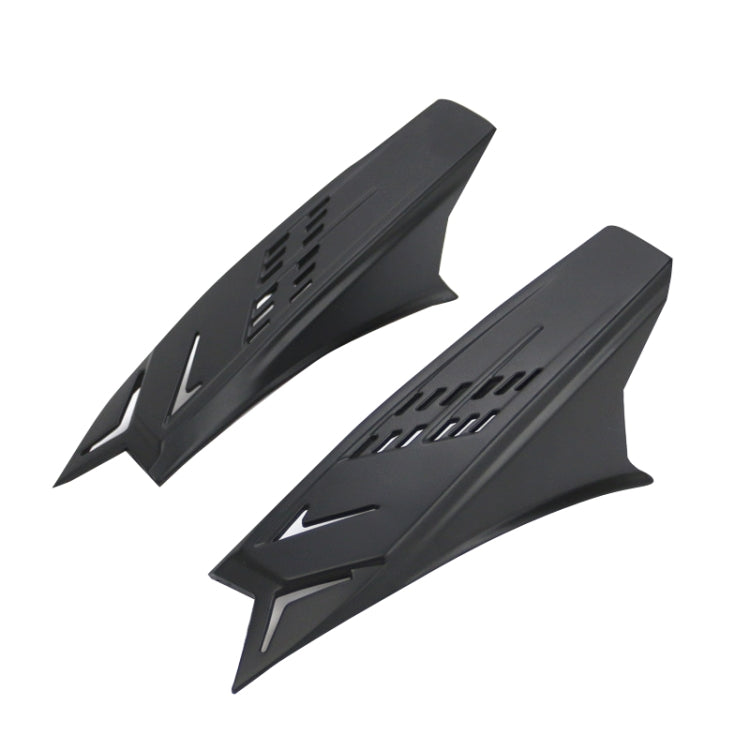 1 Pair Motorcycle Helmet Horns Plastic Paste Decoration