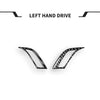 For BMW X1 F48/X2 F39 2pcs /Set Left-Hand Drive Dashboard Air Conditioner Air Vent Knob Sticker, Left-Hand Drive