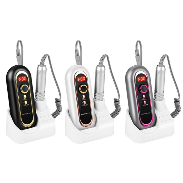 BLUEQUE Plug-in Portable Nail Art Carbon Brush Grinder, US Plug (White), US Plug (Black), US Plug (Gray), EU Plug (White), EU Plug (Black), EU Plug (Gray)