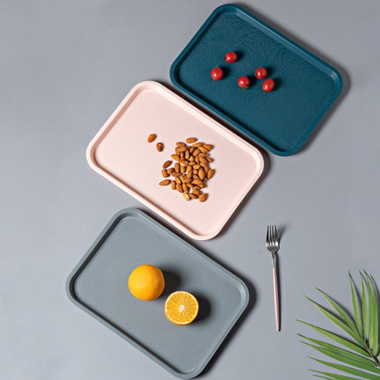 Plastic Household Fruit Tray Afternoon Tea Cake Tray, Size:, 35x25x2 cm, 41x30x2 cm