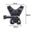 TUYU Motorcycle Helmet Chin Action Camera Mobile Phone Mounting Bracket, Black Bracket, Blue Bracket, Black Bracket+Mobile Phone Clip, Blue Bracket+Mobile Phone Clip
