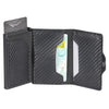 FY2108 Tracker Wallet Metal Card Holder for AirTag, Style:, Crazy Horse (Black)