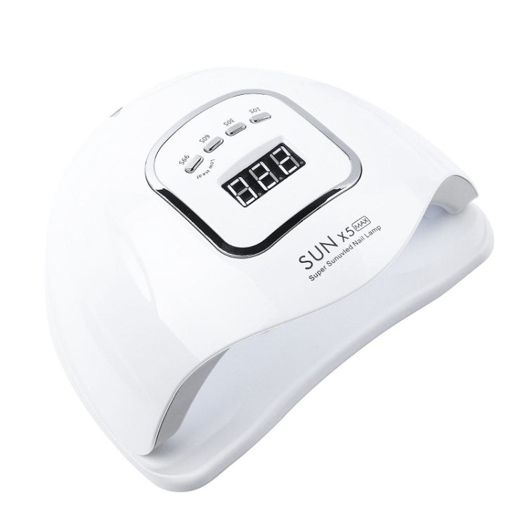 SunX5Max 150W Nail Polish Glue LED Phototherapy Induction Baking Lamp, EU Plug, US Plug