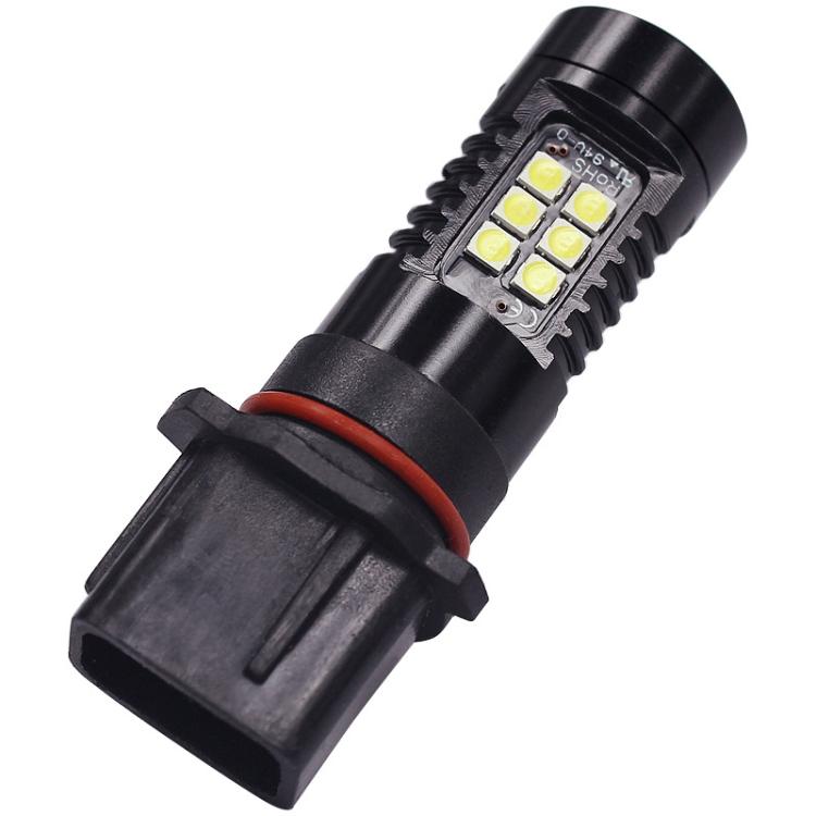 1pair Automotive High-Power LED White Light Fog Lamp, P13W