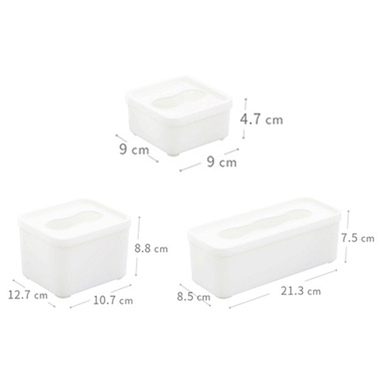 Wall Mounted Large Opening Gloves Mask Small Object Storage Box, Style: Large Long, 3 PCS Small Square, 3 PCS Large Square, 3 PCS Large Long