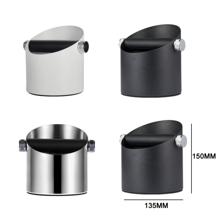 Coffee Waste Bin Milk Tea Residue Recycling Powder Box, White (Aluminum Alloy), Black (Aluminum Alloy), True Color (Stainless Steel), Black (45 Steel)