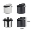 Coffee Waste Bin Milk Tea Residue Recycling Powder Box, White (Aluminum Alloy), Black (Aluminum Alloy), True Color (Stainless Steel), Black (45 Steel)