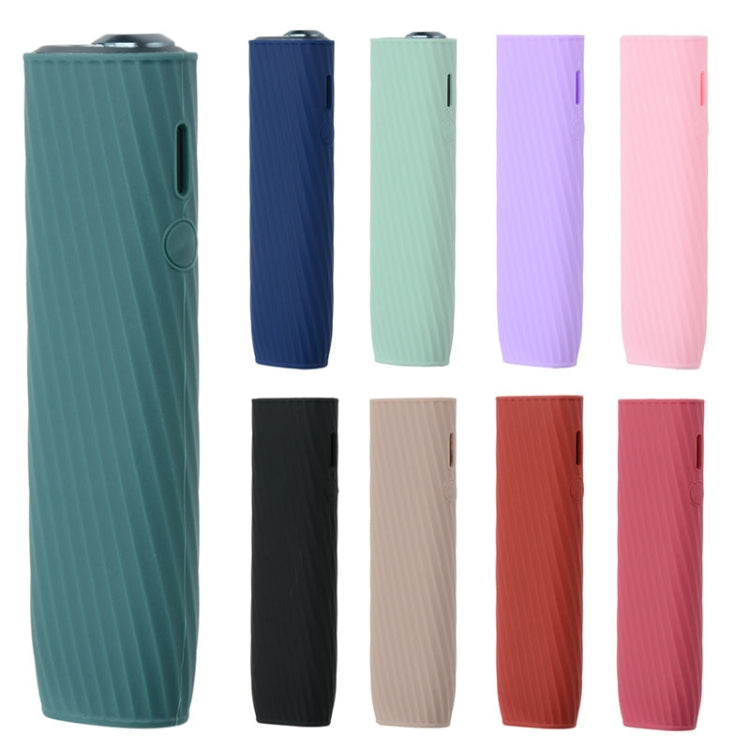 Electronic Cigarette Twill Silicone Case For IQO ILUMA ONE, Black, Dark Blue, Green, Light Purple, Rose Red, Mint Green, Pink, Gold, Red