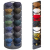 Felt Baseball Cap Display Stand Non-woven Hanging Storage Bag,Style: 7 Grids Single Row 3mm, 14 Grids Double Row 3mm, 7 Grids Single Row 3mm