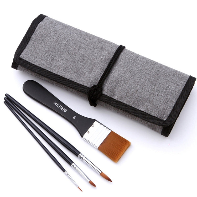 18 In 1 Multipurpose Nylon Hair Watercolor Paintbrush Acrylic Paintbrush, Dark Blue, Light Blue