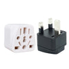 2 PCS WY-7 10A 250V UK Plug Converter, WY-7 Black, WY-7 White