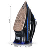RAF R.1215 Three-Speed Thermostatic Ceramic Soleplate Electric Iron, EU Plug, RAF R.1215 Black Gold