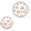 Fantasy Rainbow Themed Disposable Tableburra Flag Party Set, Rainbow Themed Party