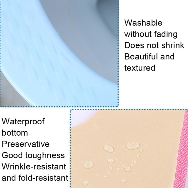 High Foam EVA Waterproof Thickened O-Type Toilet Cushion, Flower Blue, Flower Gree, Striped Blue, Flower Pink