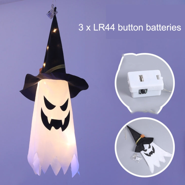 Halloween LED Hanging Lights Ghost Festival Decorative Lights, Style:, Wizard Hat (Warm White), Wizard Hat (Colorful), Skeleton (Warm White), Skeleton (Colorful), Pumpkin (Warm White), Pumpkin (Colorful), Bat (Warm White), Bat (Colorful)
