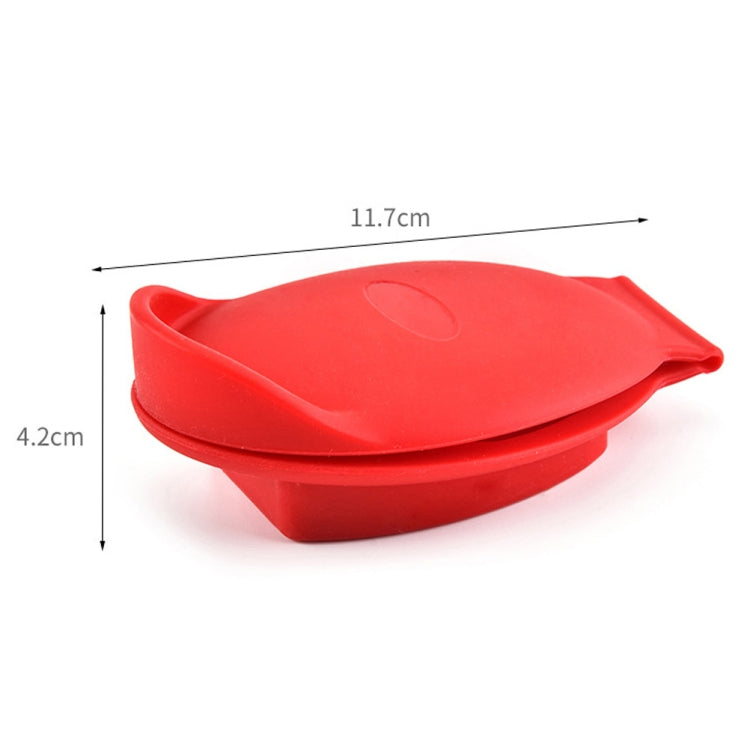 Silicone Opened Oysters Hand Protection Tool, Opened Oysters Grey, Opened Oysters Red