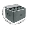 Collapsible Goblet Storage Box With Lid, Storage Box