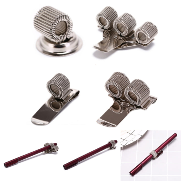 Doctors Nurse Uniform Pen Holder Clips Metal Pen Holder,Style: Horizontal Rose Gold, Single Hole Vertical, Rivet