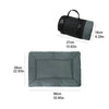 Outdoor Camping Foldable Pet Sleeping Pad 600D Oxford Cloth Waterproof Dog Pad, Sky Blue, Brown, Grey