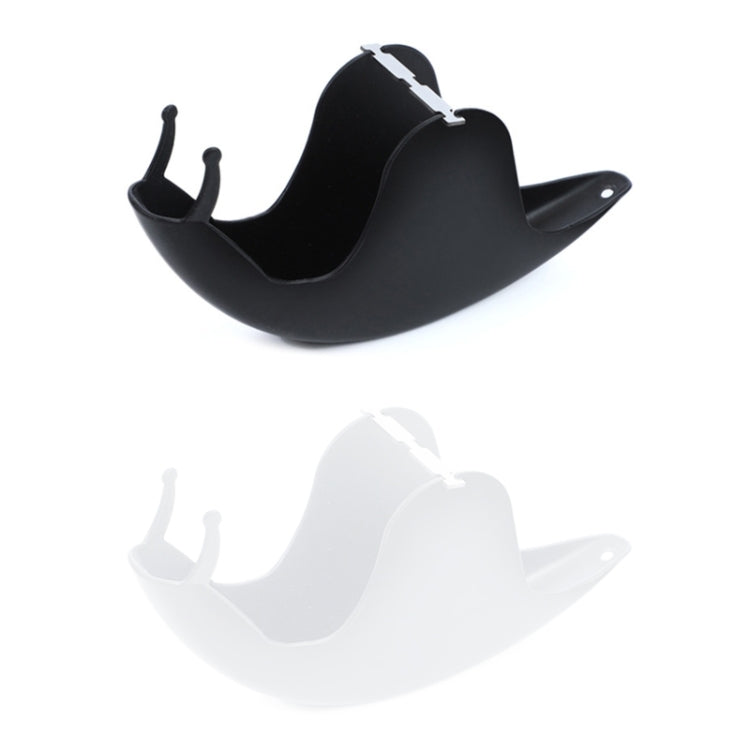 Snail Shape Mosquito Coil Tray Fireproof Mosquito Coil Rack, Black, White