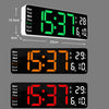 6629 13 Inch Multifunctional LED Living Room Large Screen Wall Clock, 13 Inch Black Shell Orange Light, 13 Inch Black Shell Green Light, 13 Inch Black Shell Red Light, 13 Inch White Shell Orange Light, 13 Inch White Shell Green Light�������������������...