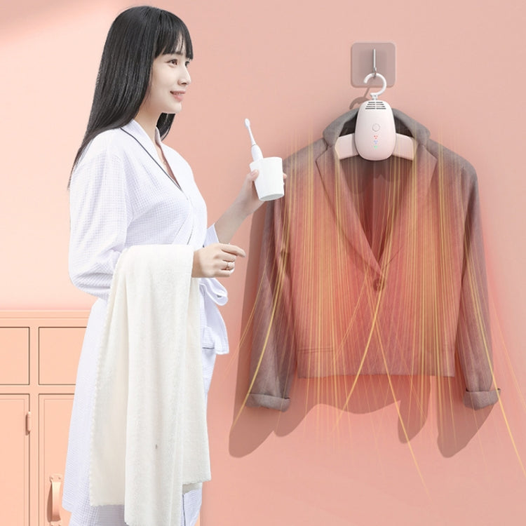 150W  Hanger Type Folding Mini Dryer Shoe Dryer With UV Sterilization Function, EU Plug White, US Plug White
