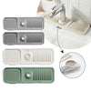 Faucet Silicone Draining Mat Anti-splash Kitchen Sink Non-slip Soap Mat, Large, Extra Large