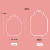 Cartoon Plush Portable Water Jection Mini Hot Water Bag, 500ML Pink, 500ML Blue, 500ML Green, 500ML Mint Green, 1000ML Pink, 1000ML Blue, 1000ML Green, 1000ML Mint Green, 1000ML Insert Yellow, 1000ML Insert Green