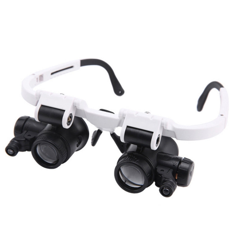 9892H-1 8x / 15x / 23x 2LED Head-mounted Magnifier Watch Repair