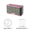 350ml Simulated Flame Aromatherapy Humidifier With Timing Function