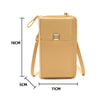 Ladies Cross-body Shoulder Bag Long Purse Mobile Phone Bag, Style 2 Black, Style 2 Light Purple, Style 2 Apricot, Style 2 White, Style 2 Yellow