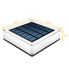 TS-S5306 Outdoor Solar Column Head Lamp IP68 Waterproof Lawn Yard Light, Style:, Three Color Switch, RGB Gradient + Color Fixing
