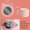 Automatic Heating Warm Coaster Hot Milk Coffee Cup Timed Thermos Cup Mat, US Plug, Heating Warm Coaster