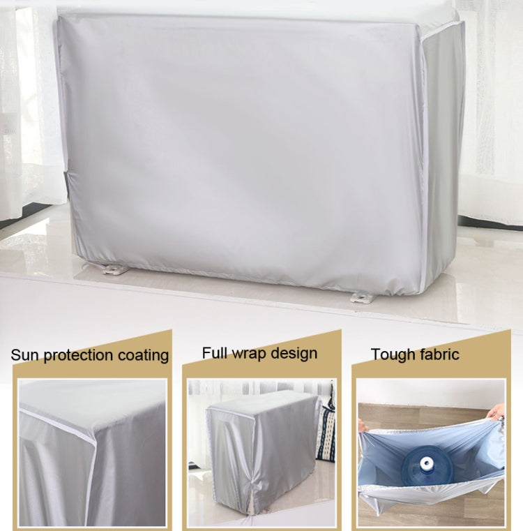 Outdoor Air Conditioning Cover Waterproof Dust Cover Rainproof Cover,Size:, S 80 x 28 x 54cm, M  86 x 30 x 56cm, L 95 x 40 x 73cm, XL 100 x 41 x 80cm