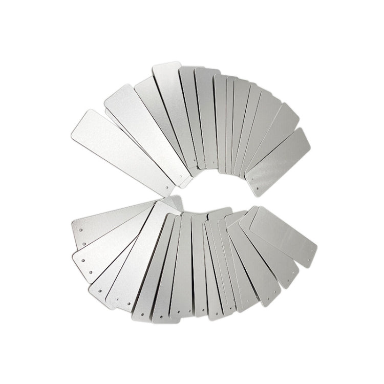 20 PCS Portable Waterproof Aluminum Plant Tags Waterproof Plant Label, 82 x 25mm 20pcs