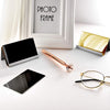 ZT7414 304 Stainless Steel Mirror Desktop Name Card Storage Rack, Silver, Gold, Rose Gold, Wine Red