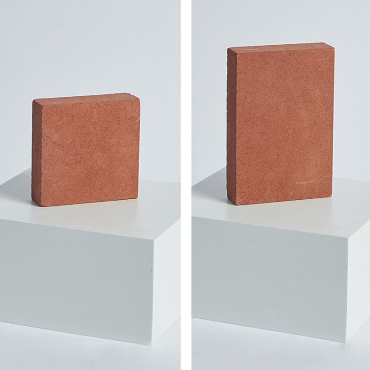 Red Sandstone Photography Props Ornaments Display Ornaments, 10x10 cm, 10x15 cm