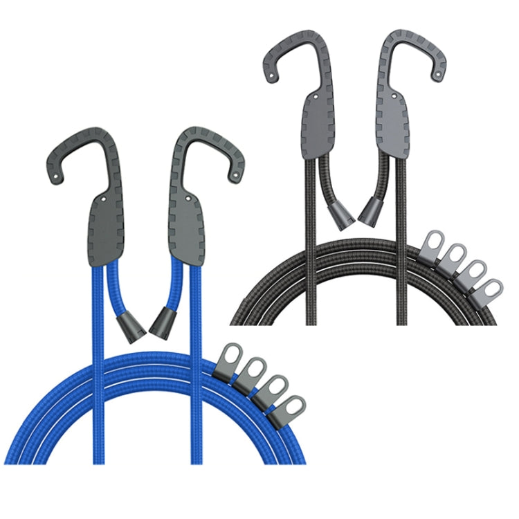 Car Luggage Fixed Rope Outdoor Travel Car Interior Clothing Rope, Cable Length: 1.5m, Black, Blue