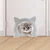 MM01 Can Control the Direction of Access Pet Door Flap Cat Door(White)