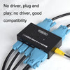 FJGEAR FJ-201UK 2 In 1 Out  KVM Switcher With Desktop Controller With Cable, FJ-201UK