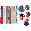 2L Long-strip Multifunctional Water-filled Rubber Hot Water Bags, Spec: Gray Snowflake, Gray Snowflake