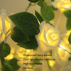 SJ-SD054 LED Valentine Day Rose Indoor Party Decoration Lights, Brown Bottom Milk White, White Bottom Milk White, White Bottom Yellow, White Bottom Orange, White Bottom Blue, White Bottom Purple, White Bottom Red