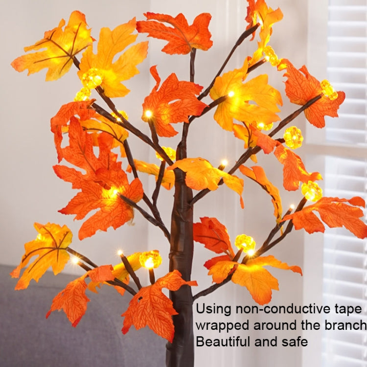 SJ-SD007 Christmas Halloween LED Maple Pumpkin Decoration Light, Style:, Non-detachable Base, Detachable Base, Detachable Base+Timing