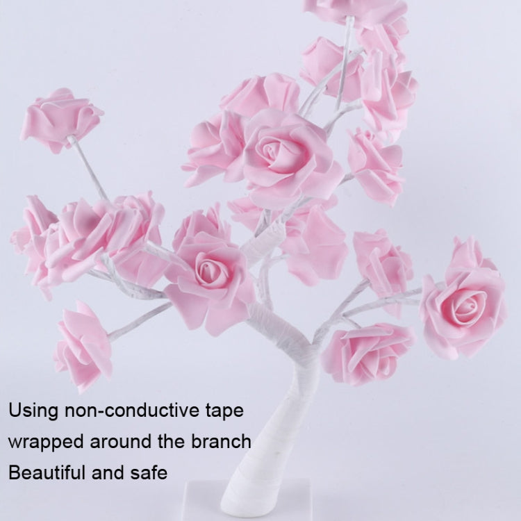 SJ-SD042 Rose Tree LED Christmas Party Decoration Light, Style:, Non-detachable Base Warm White, Non-detachable Base Purple, Detachable Base Warm White, Detachable Base Purple