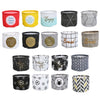 Fabric Storage Basket Desktop Organizer Basket, Style:, Black Football, White STUFF, White Grid, Blue KEEP, White Football, White Marble Pattern, Red KEEP, Black Cloud Pattern, White Prismatic, Stripes ENJOY, Spider Web, Black STUFF, Black Prismatic���...