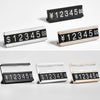Metal Digital Grain Price Display Micro Standing Plate, Double Layer, Single Layer