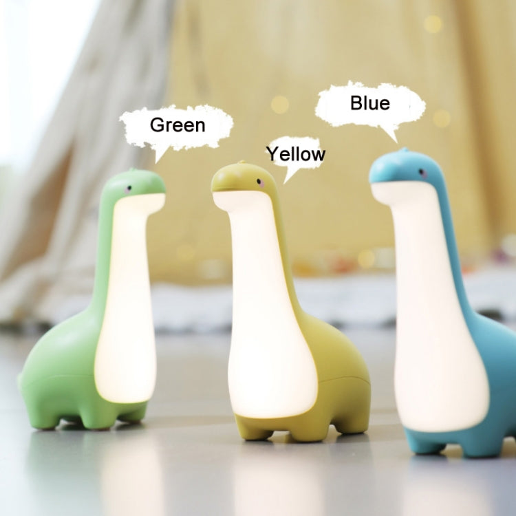 Dinosaur Night Light USB Rechargeable Sleeping Companion Ambient Warm Light, Yellow, Blue, Green