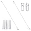 Blinds Acrylic Transparent Rod Move Light Rod With Hook Handle, Size: 24 Inch, 12 Inch Acrylic Transparent Rod, 17 Inch Acrylic Transparent Rod, 24 Inch Acrylic Transparent Rod