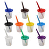 Children Leak-Proof Plastic Brush Washing Cup Palette Painting Brushes, 23 PCS/Set